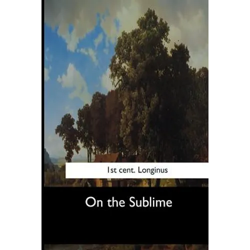 On the Sublime - Paperback