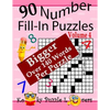 Number Fill-In Puzzles, Volume 4, 90 Puzzles - Paperback