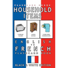 Household Items - English to French Flash Card Book: Black and White Edition - French for Kids - Paperback
