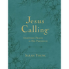 Jesus Calling, Large Text Teal Leathersoft, with Full Scriptures: Enjoying Peace in His Presence (a 365-Day Devotional) - Imitation Leather