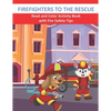 Firefighters to the Rescue Read and Color Activity Book with Fire Safety Tips: Cute Firefighting Animals and Fire Trucks Colouring & Activity Book for - Paperback