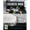 Fireman on Fire Grayscale Photo Adult Coloring Book, Mind Relaxation Stress Relief: Just added color to release your stress and power brain and mind, - Paperback