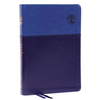 Nkjv, Matthew Henry Daily Devotional Bible, Leathersoft, Blue, Red Letter, Comfort Print: 366 Daily Devotions by Matthew Henry - Imitation Leather