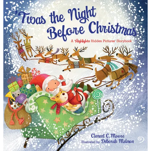 'Twas the Night Before Christmas: Read-Aloud Christmas Storybook for Families with a Seek-And-Find Twist, Christmas Picture Book with Over 120 Hidden - Hardcover