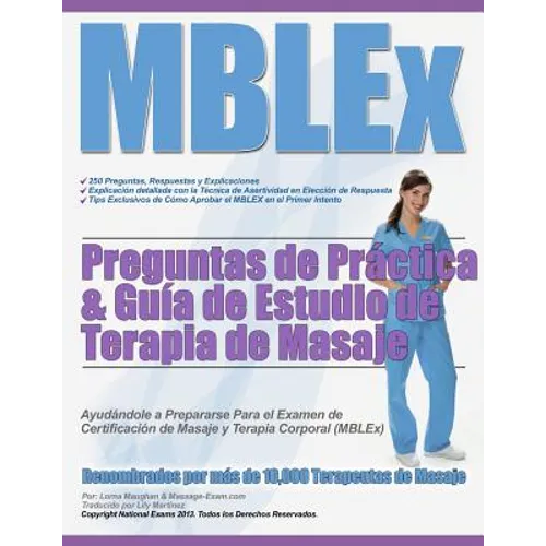 MBLEx Preguntas de Práctica & Guía de Estudio de Terapia de Masaje - Paperback
