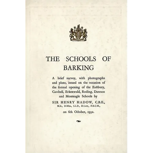 The Schools of Barking - Paperback