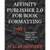 Affinity Publisher 2.0 for Book Formatting Part 1 - Paperback