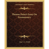 Thomas Paine's Essay On Freemasonry - Paperback