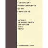 Elementary Instruction Book for the Pianoforte/Metodo de Instruccion Elemental para Piano - Paperback