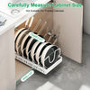 Pull out Pots and Pans Organizer with 8 Dividers