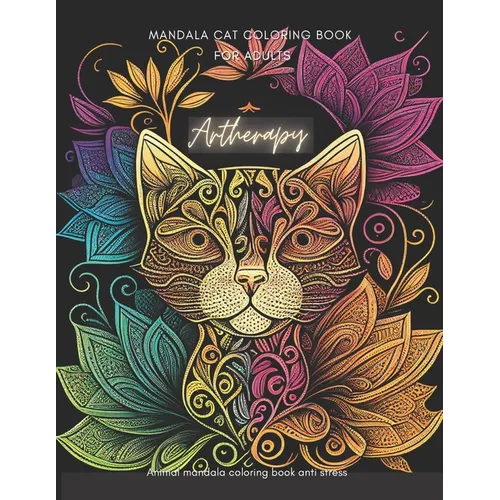 Artherapy, Mandala cat coloring book for adults: Animal mandala coloring book anti stress - Paperback