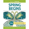 Spring Begins: Coloring Book for Adults - Paperback