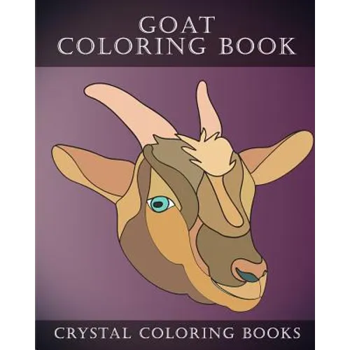 Goat Coloring Book: 30 Simple Goat Face Line Drawing Coloring Pages - Paperback