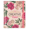KJV Holy Bible, My Creative Bible, Faux Leather Hardcover - Ribbon Marker, King James Version, Pink Printed Floral - Leather