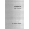 Gerhard Richter: Night Sketches - Hardcover