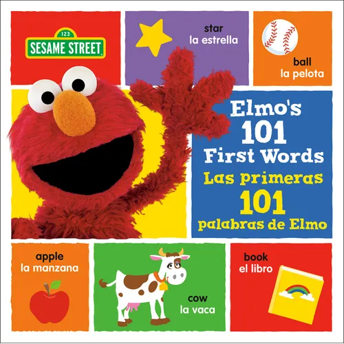 Elmo's 101 First Words/Las Primeras 101 Palabras de Elmo (Sesame Street) - Board Book