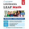 LEAP Test Prep: 5th Grade Math Practice Workbook and Full-length Online Assessments: LEAP Study Guide - Paperback