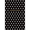 Address Book: Black and White Polka Dots, 6x9, 130 Pages, Professionally Designed - Paperback
