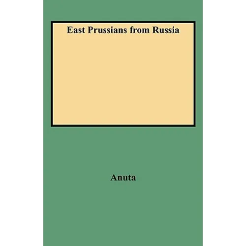 East Prussians from Russia - Paperback