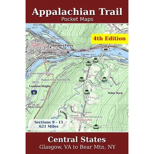 Appalachian Trail Pocket Maps - Central States - Paperback