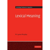 Lexical Meaning - Paperback