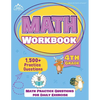 4th Grade Math Workbook: 1500+ Practice Questions for Daily Exercise [Math Workbooks Grade 4] - Paperback