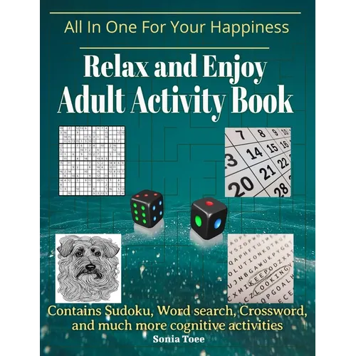 Adult Activity Book: Relax and Enjoy - Paperback