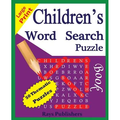 Children's Word Search Puzzle Book - Paperback
