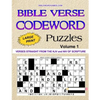 Bible Verse Codeword Puzzles Vol.1: 60 New Bible Verse Codeword Puzzles in Large Print Paperback - Paperback