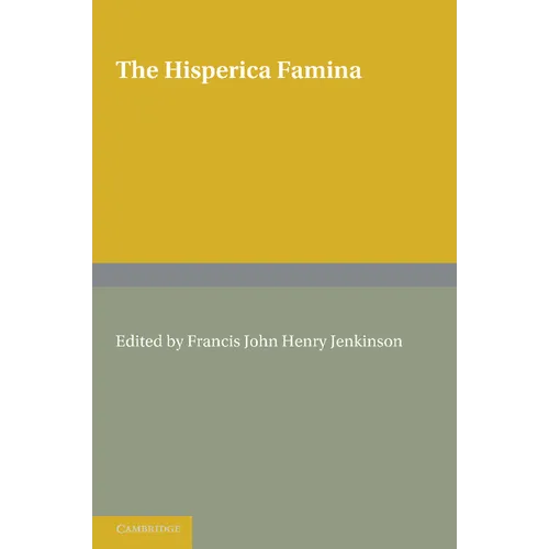 The Hisperica Famina: Edited with a Short Introduction and Index Verborum - Paperback