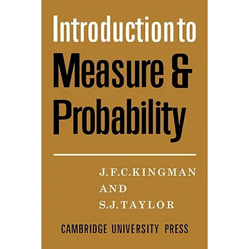 Introdction to Measure and Probability - Paperback