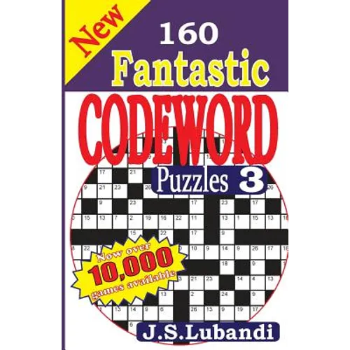 New 160 Fantastic Codeword Puzzles 3 - Paperback