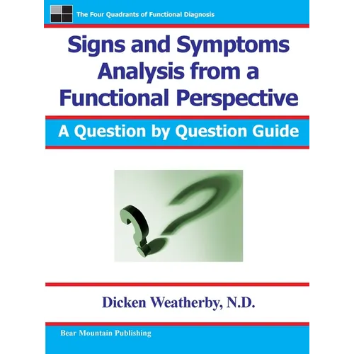 Signs and Symptoms Analysis from a Functional Perspective - Paperback