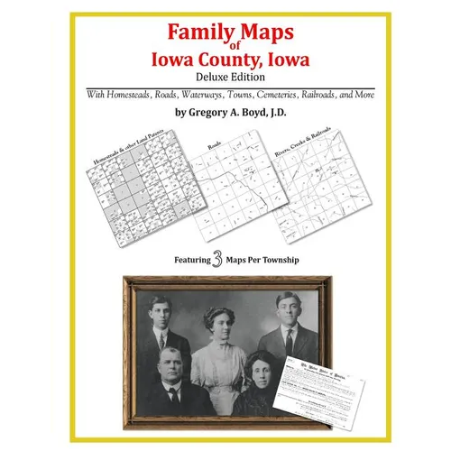 Family Maps of Iowa County, Iowa - Paperback