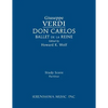 Don Carlos, Ballet de la Reine: Study score - Paperback