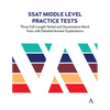 SSAT Middle Level Practice Tests: Three Full-Length Verbal and Quantitative Mock Tests with Detailed Answer Explanations - Paperback