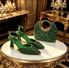 Latest Italian Ladies Shoes and Bag Set EDS42
