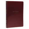 NKJV, Reference Bible, Center-Column Giant Print, Leather-Look, Burgundy, Red Letter Edition, Comfort Print - Imitation Leather