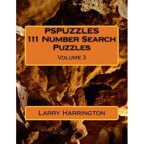 PSPUZZLES 111 Number Search Puzzles Volume 3 - Paperback