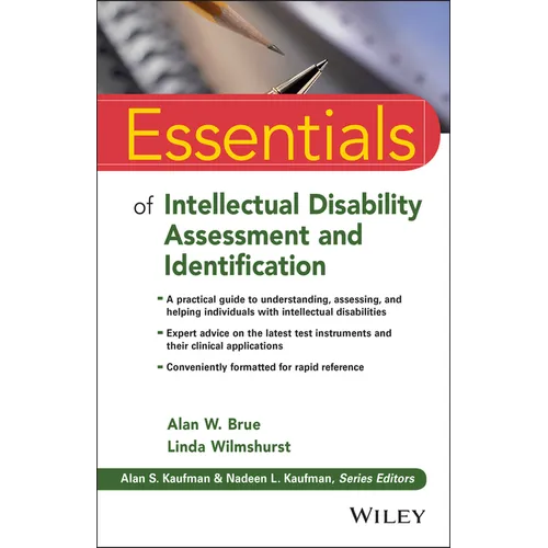 Essentials of Intellectual Disability Assessment and Identification - Paperback