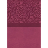 Niv, Super Giant Print Reference Bible (Font Size: 16.5-Point), Leathersoft, Pink, Red Letter, Thumb Indexed, Comfort Print - Imitation Leather