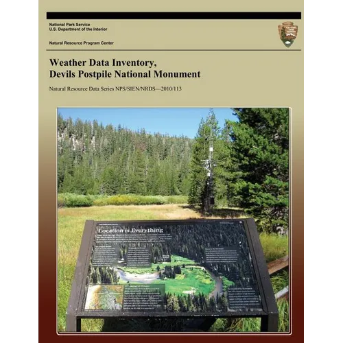 Weather Data Inventory, Devils Postpile National Monument - Paperback