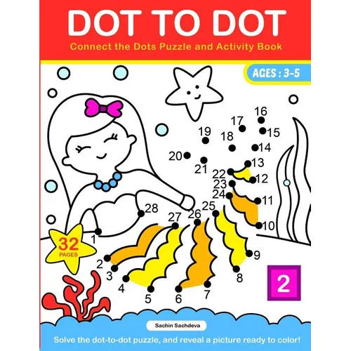 Dot To Dot: Connect the Dots Puzzle and Activity Book - Paperback