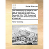 God admonishing his people of their duty, as parents and masters. A sermon, preached at New-London, December 20th, 1786. Occasioned by the execution o - Paperback