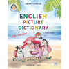 English Picture Dictionary for kids: A board game, colors, numbers, shapes, ABC, first words and phrases - Paperback
