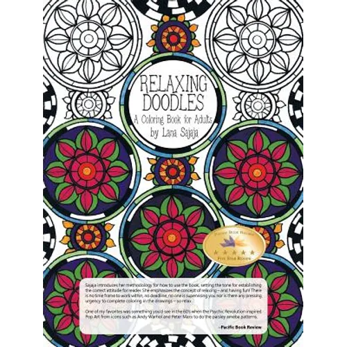 Relaxing Doodles: A Coloring Book for Adults - Paperback