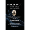 PIRKEI AVOT Jewish Ethical - With Commentary Of The Rambam - Hardcover