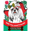 Shih Tzu and Friends Coloring Book: Stress Relieving Patterns Coloring Book for Girls - Paperback