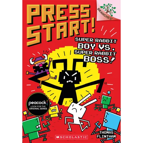 Super Rabbit Boy vs. Super Rabbit Boss!: A Branches Book (Press Start! #4): Volume 4 - Paperback