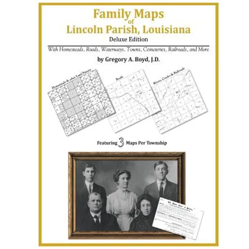 Family Maps of Lincoln Parish, Louisiana - Paperback